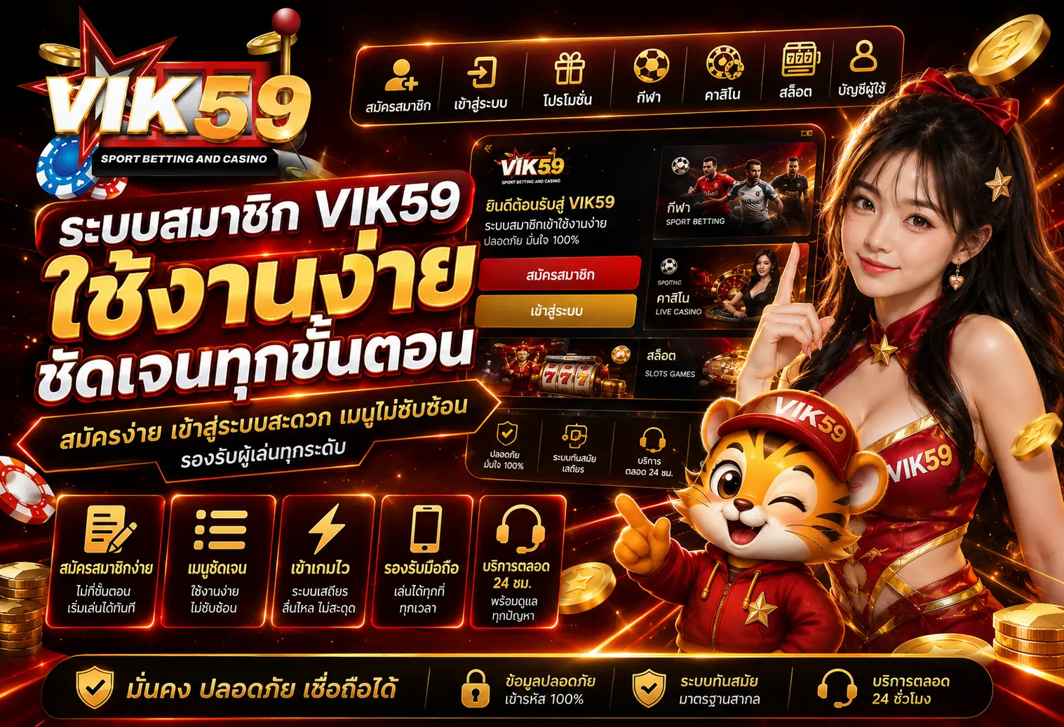 สมัครสมาชิกง่าย พร้อมระบบสมาชิกที่เข้าใจไม่ยาก