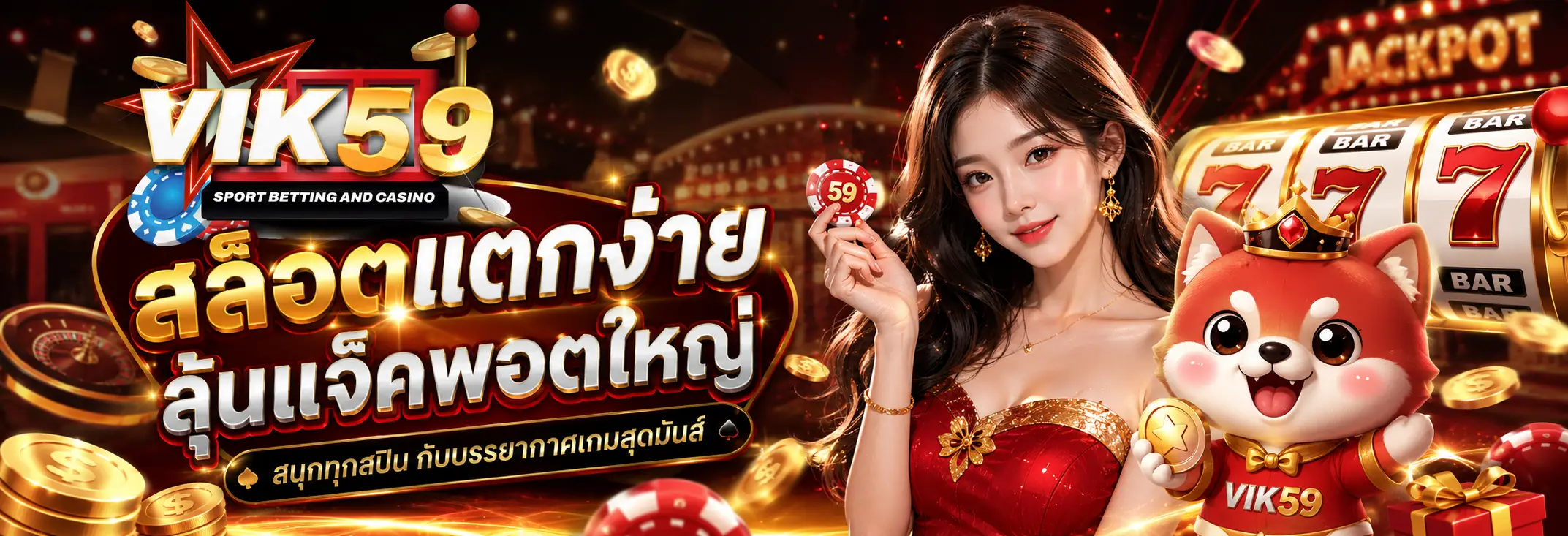 vik59 เว็บสล็อตออนไลน์และคาสิโนออนไลน์ใช้งานง่ายบนมือถือ